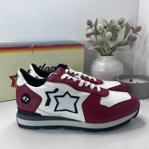 Atlantic Star Lace Up Sneaker Leather Shoes Bolla 090325 Men's 13/EU 46 NWB